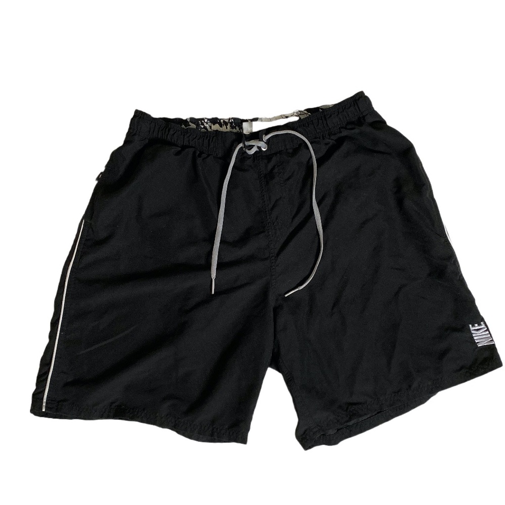Nike Black & Floral Swimming Shorts